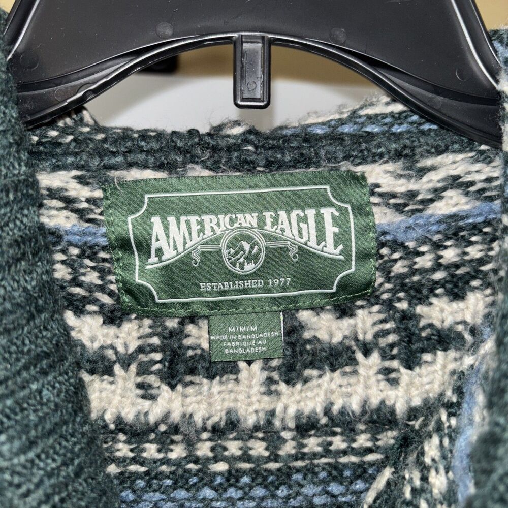 American Eagle Sweater Medium Men Pullover Hoodie… - image 5